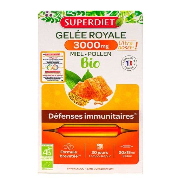 Super Diet SUPERDIET GELEE ROY 3000MG S BUV 20A/15ML