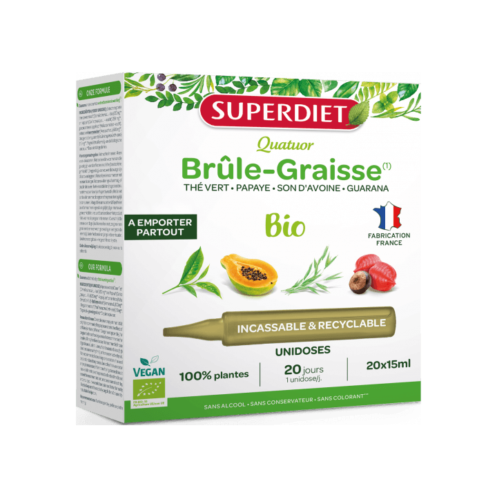 SUPERDIET QUATUOR BIO S BUV BRULE GR 20UNID