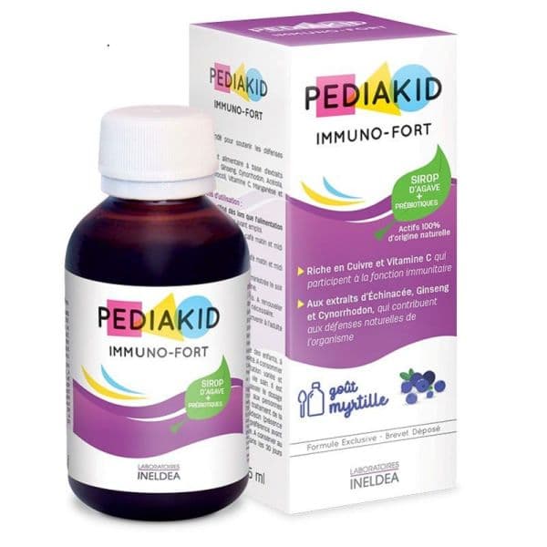 PEDIAKID SP IMMUNO-FORT MYRTILLE FL/125ML