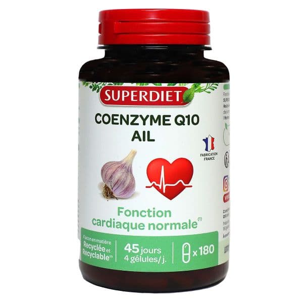 SUPERDIET COENZYME Q10+AIL GEL B/180