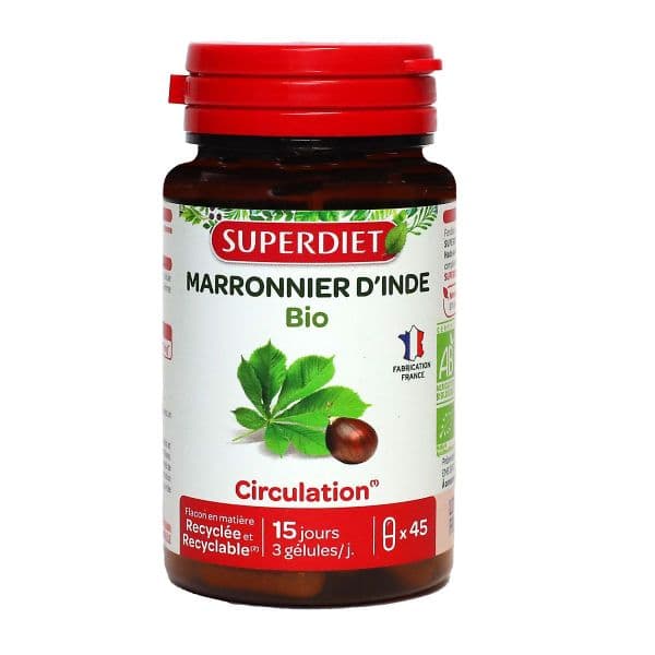 Super Diet SUPERDIET MARRON INDE BIO 45 GELULES