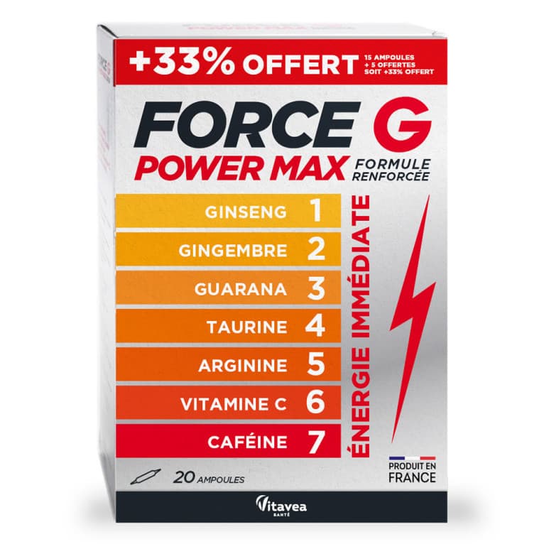 FORCE G POWER MAX S BUV 20A/10ML