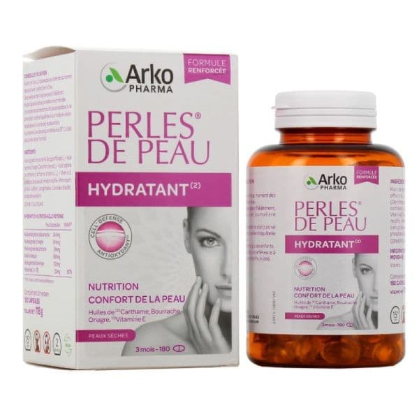 Arkopharma PERLES DE PEAU HYDRATANT CAPS B/180
