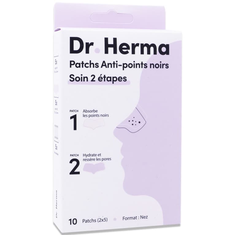 DR HERMA PATCH ANTI-POINTS NOIRS B/10+5 SOINS