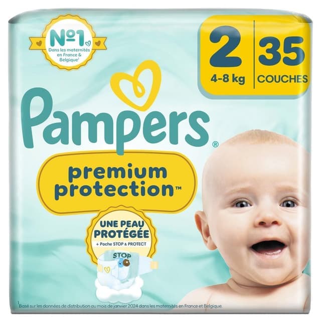PAMPERS PREM PROT CCHE T2 PAQ/35