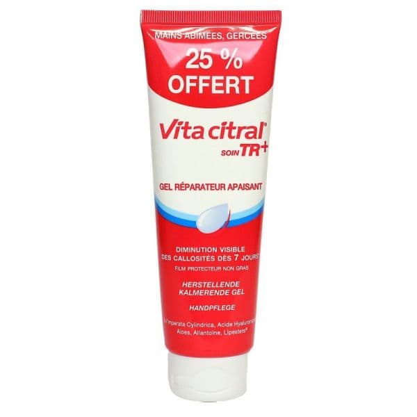 VITA CITRAL TR+ GEL TRES REPAR MAINS T/125ML