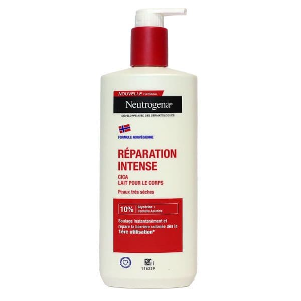 NEUTROGENA LAIT REPAR INT CORPS FL PPE/400ML