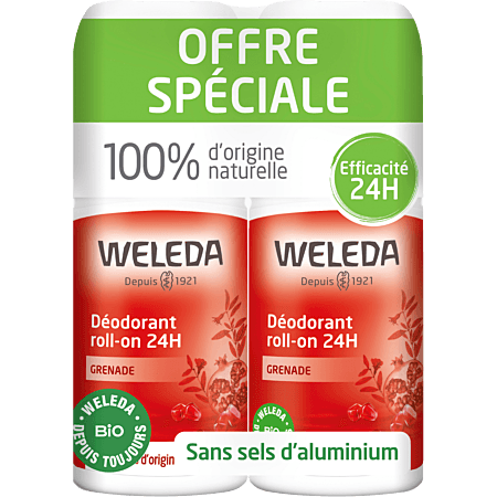 WELEDA DUO DEODORANT GRENADE BILLE 2X50ML