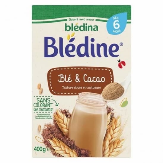 BLEDINE FARINE INST CACAO 2AGE B/400G