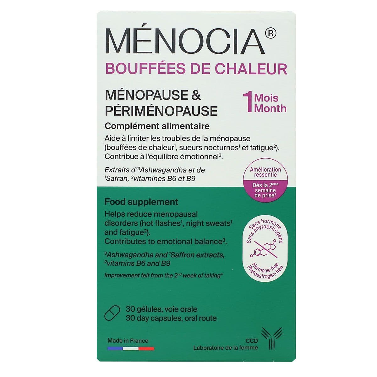 MENOCIA GEL BOUFF CHALEUR B/30