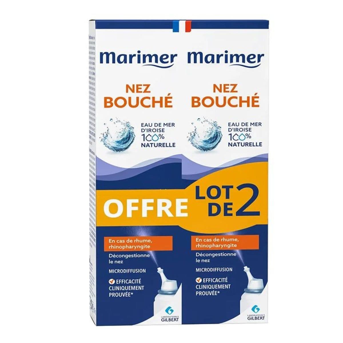 MARIMER S NAS NEZ BOUCHE RHUME 2SPR/100ML