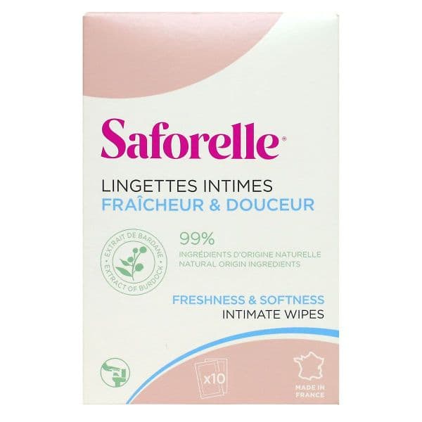 Biocodex SAFORELLE LING INTIME BIODEGRADABLE B/10