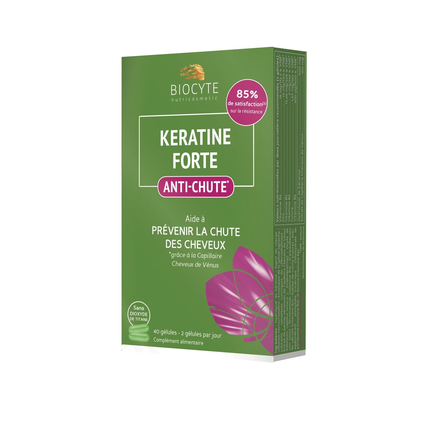 Biocyte BIOCYTE KERATINE ANTI-CHUTE GEL B/40
