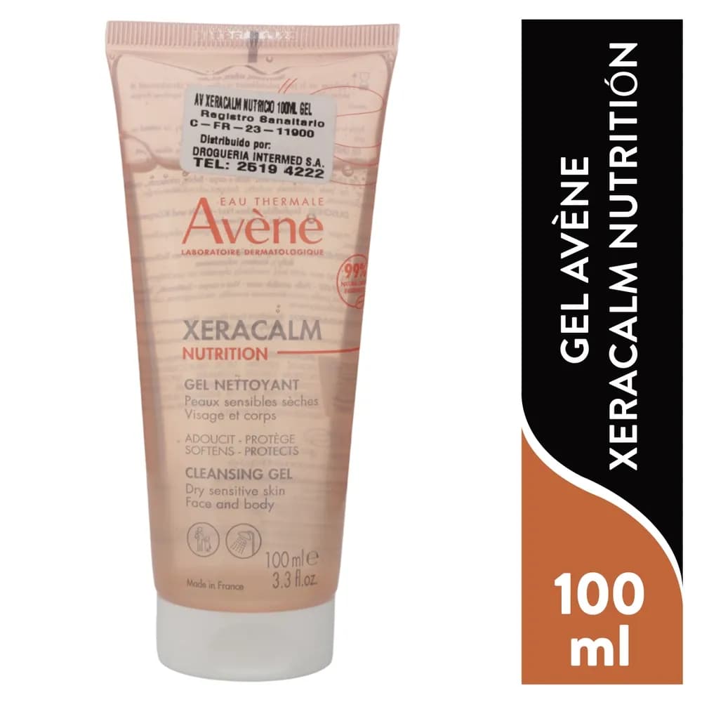 AVENE XERACALM NUTRITION GEL NETTOY T/100ML