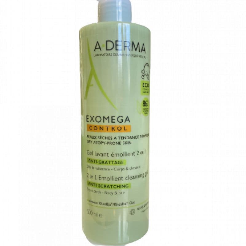 ADERMA EXOMEGA CONTROL GEL EMOLL 2EN1 500ML
