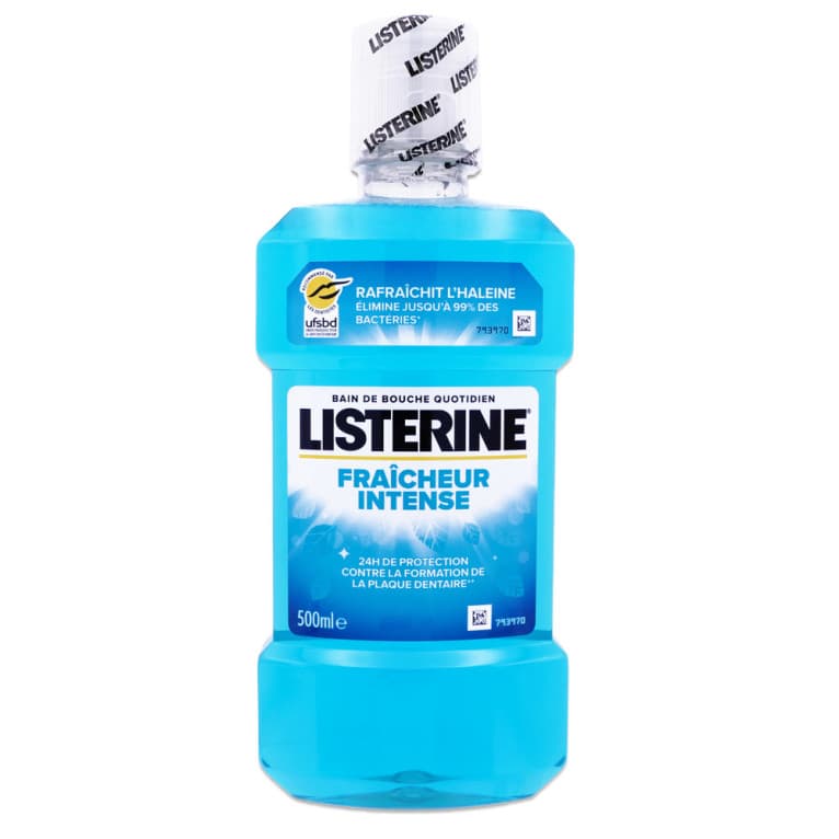 LISTERINE FRAICHEUR INTENSE BAIN BCH FL/500ML
