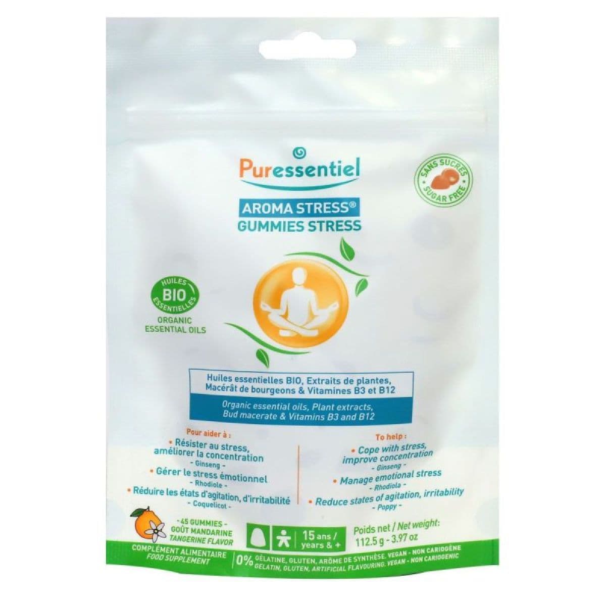 Puressentiel PURESSENTIEL STRESS GOM AROMA STRESS P/45