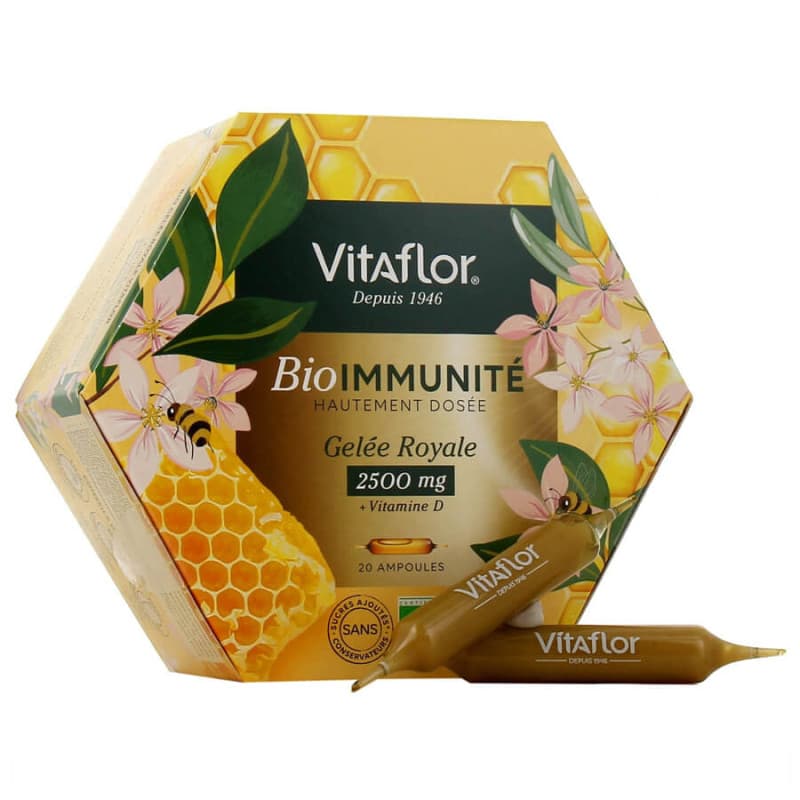 VITAFLOR BIO GELEE ROY 2500MG+VIT D S BUV 20A