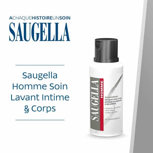 SAUGELLA HOMME SOL NETTOY FL/200ML