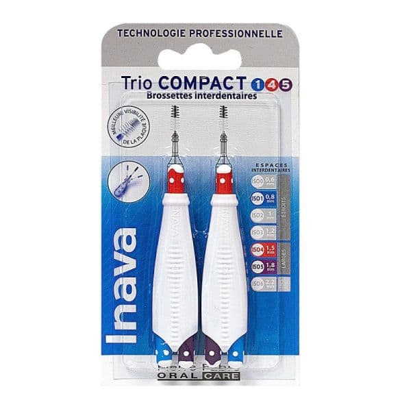 Pierre Fabre Oral Care INAVA TRIO COMPAC BROSSETT 1/4/5 BLIST/6