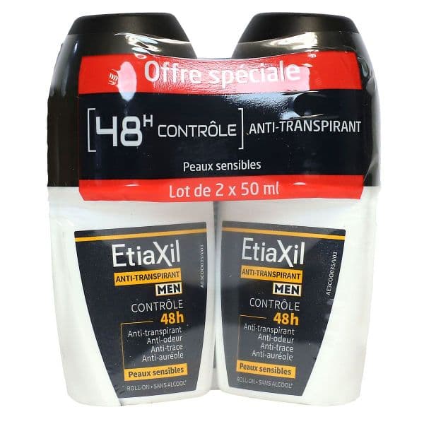 Cooper_Réseau Soin ETIAXIL HOMME DEOD 48H 2ROLL-ON/50ML