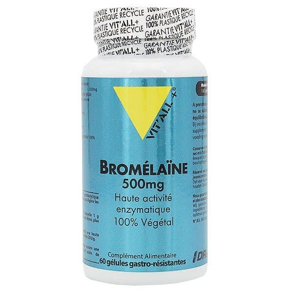 Inconnu VIT ALL+ BROMELAINE 500MG CAPSULE 60