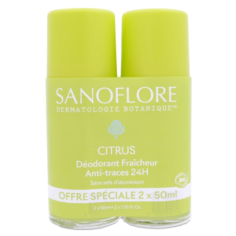 SANOFLORE DEOD CITRUS 24H 2ROLL-ON/50ML