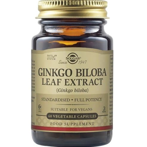 SOLGAR SPF GINKGO BILOBA GEL P/60