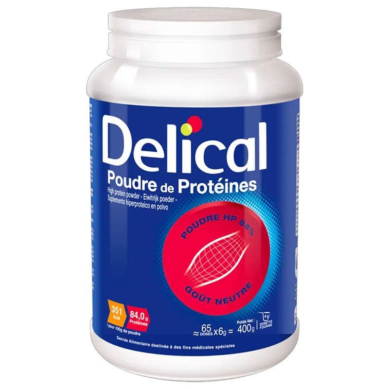 Lactalis Nutrition Santé DELICAL PDR DE PROTEINES NEUTRE B/400G