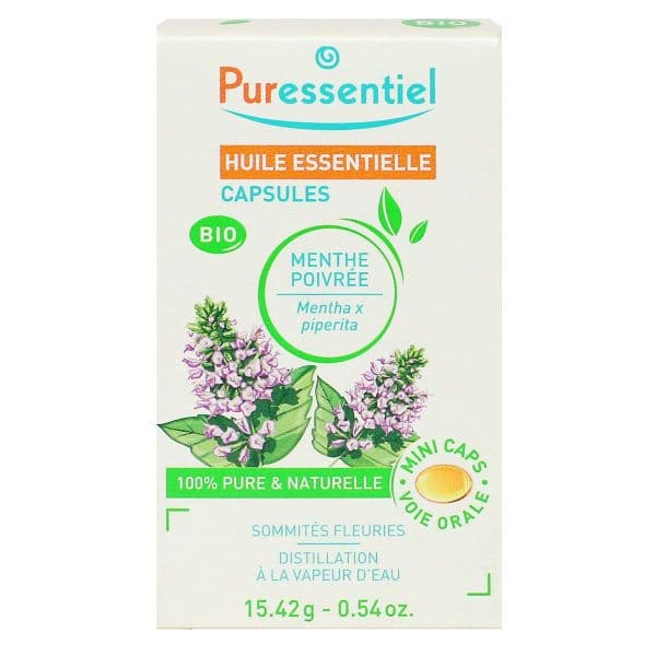 PURESSENTIEL HEBBD CAPS MENTHE POIV BIO B/60