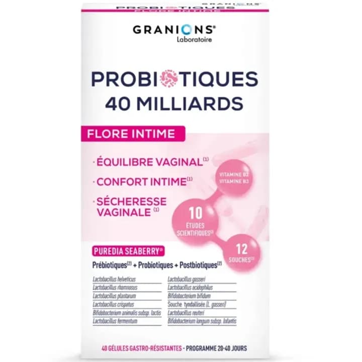 Ea Pharma Equilibre Attitude GRANIONS PROBIO FLORE INTIME GEL GAST B/40