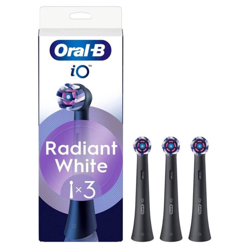 ORAL B IO RADIANT BROSSETT NOIRE B/3