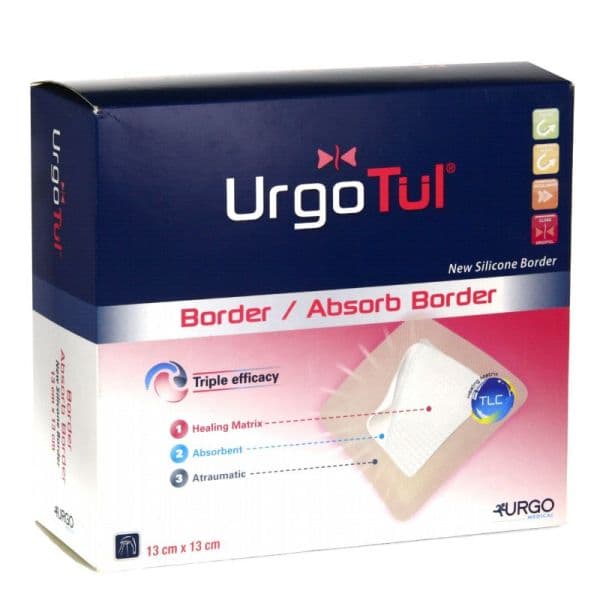 URGOTUL ABSORB PANS HYDROCEL 12X13CM B/16