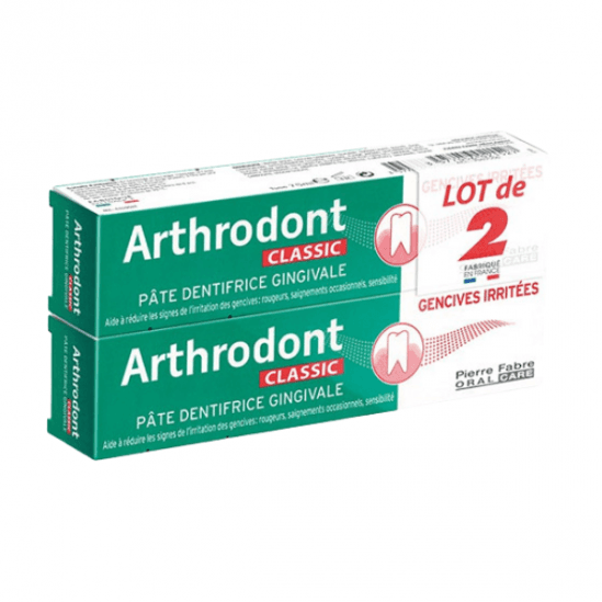 Pierre Fabre Oral Care ARTHRODONT CLASSIC PATE DTF GINGIVALE 2T/75ML