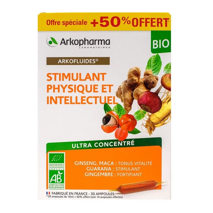 Arkopharma ARKOFLUIDE BIO ULTRAEXT S BUV STIMUL PHYS 30A