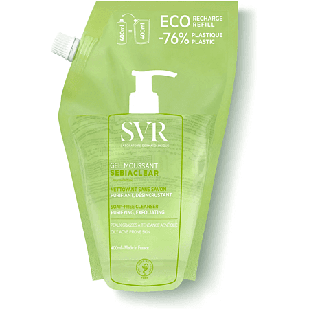 SVR SEBIACLEAR GEL MOUSS SS SAV RECH/400ML