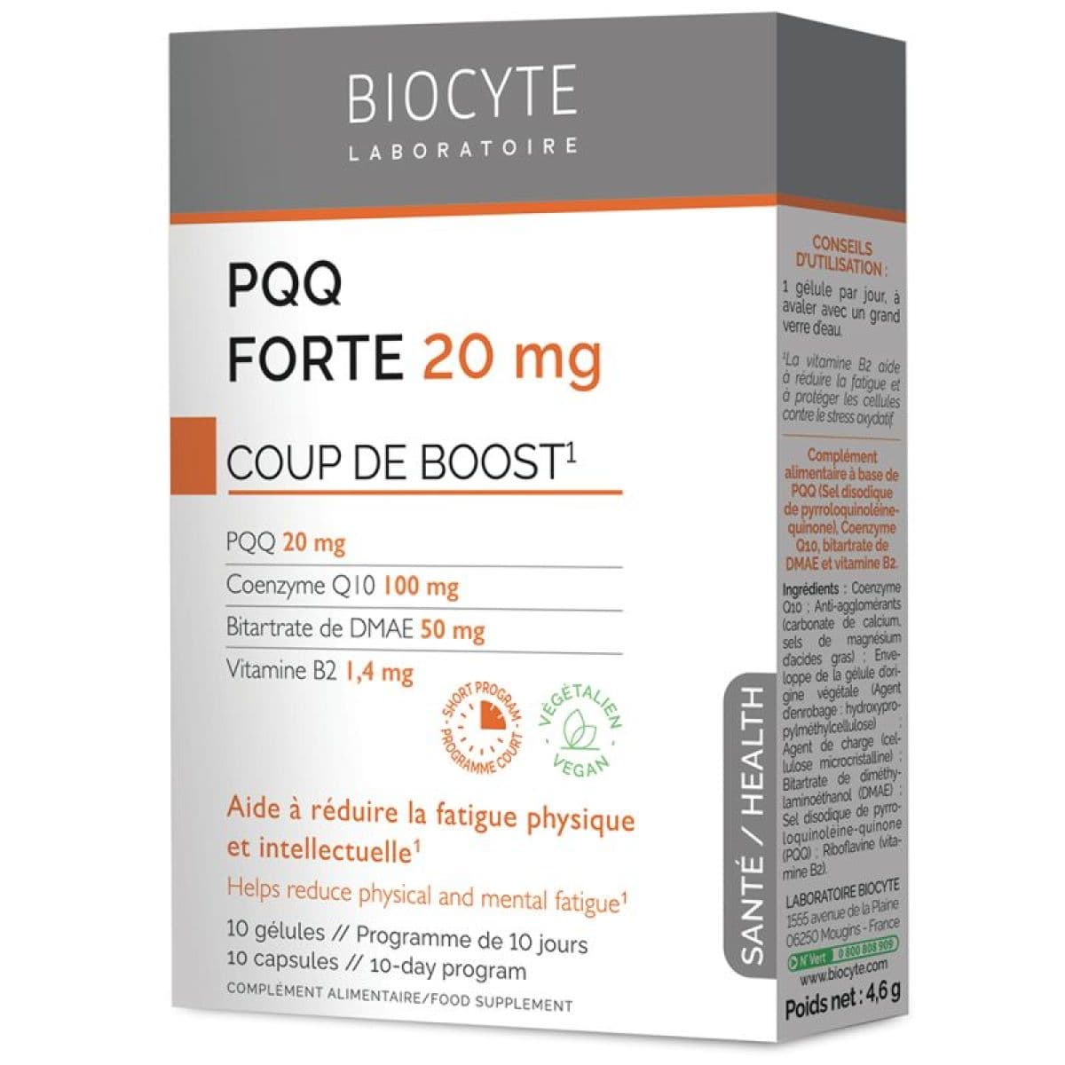 BIOCYTE PQQ FORTE 20MG
