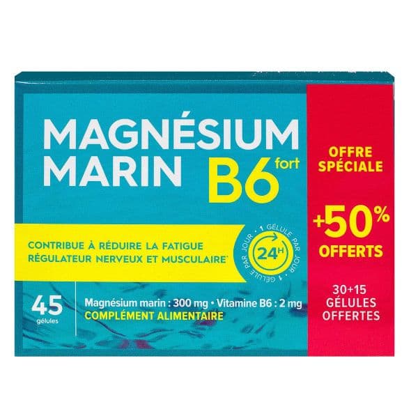 Pharmabest MAGNESIUM MARIN B6 45GELULES PHARMABEST