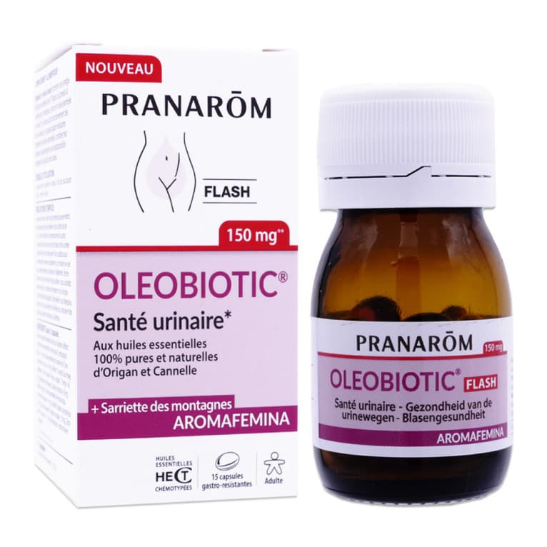 Pranarôm AROMAFEMINA OLEOBIOTIC CAPS SANTE URIN B/15