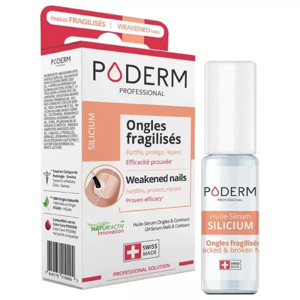 Poderm Professional PODERM SILICIUM SERUM ONGL FRAGILES FL/8ML