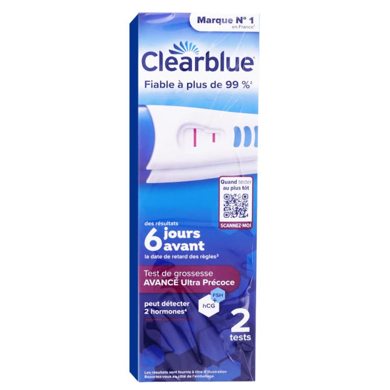 CLEARBLUE TEST GROSS D ULTRA PRECOCE B/2
