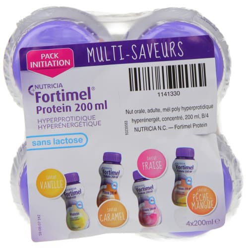 Nutricia Nutrition Clinique FORTIMEL PROTEIN NUTRIM MULTI SAVEURS 4/200ML