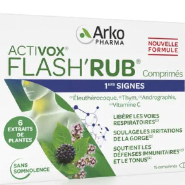 ACTIVOX FLASH'RUB 1ER SIGNES CPR B/15
