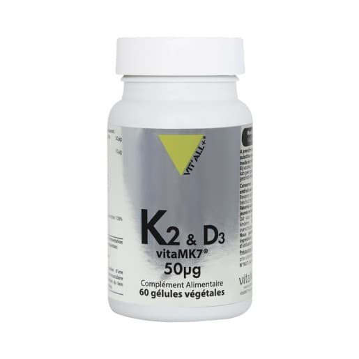 VIT'ALL+ VITAMINES K2 VITAMK7? & D3 50MCG