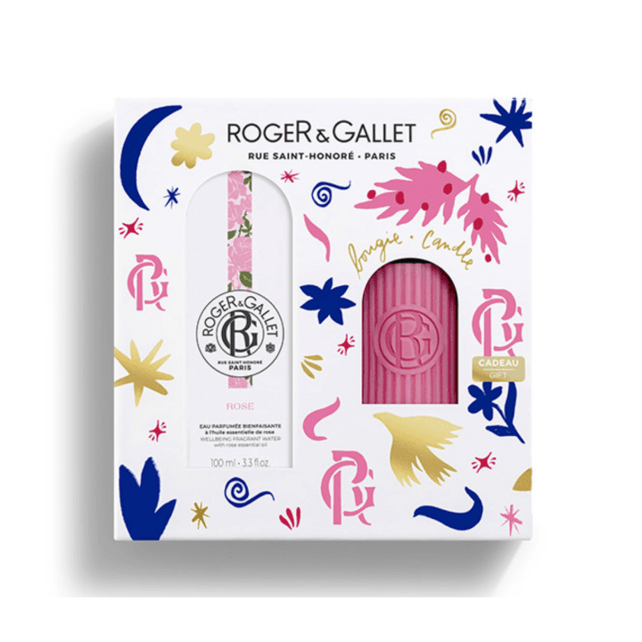 R GALLET ROSE COFFR NOEL 2024 BOUGIE