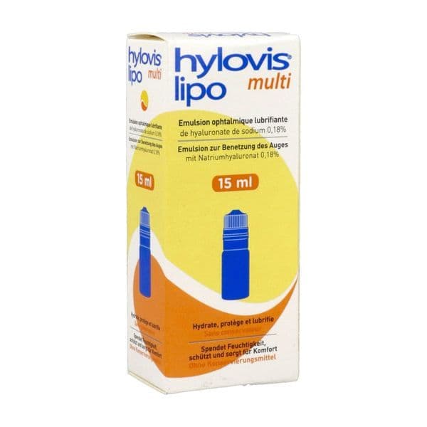 Trb Chemedica HYLOVIS LIPO MULTI EMUL OCUL FL/15ML