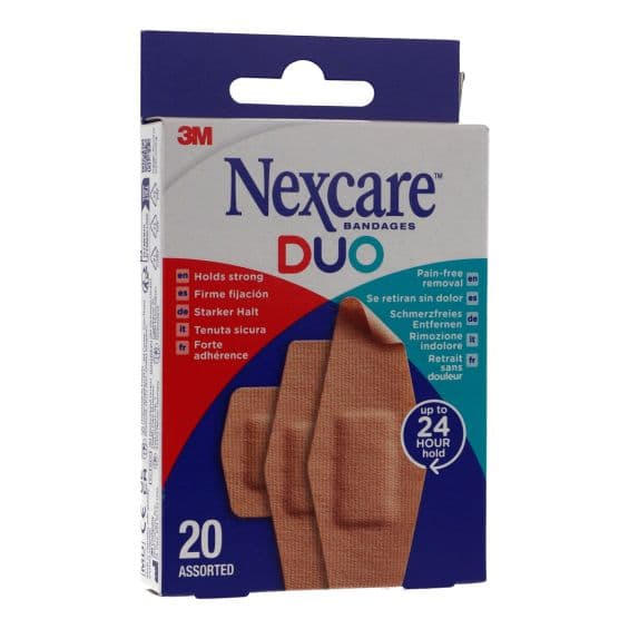NEXCARE DUO PANS ASSORTIS B/20