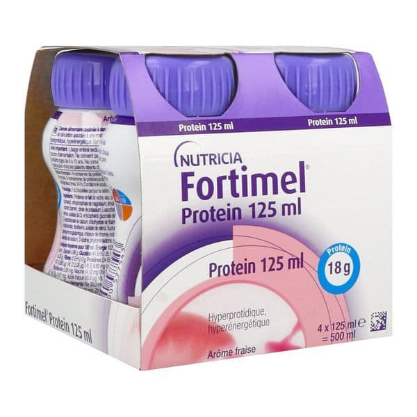 FORTIMEL COMPACT PROT NUTRIM FRAISE 4/125ML