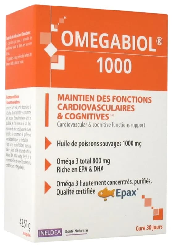 OMEGABIOL GEL EQUIL CARDIO-VASCUL B/90