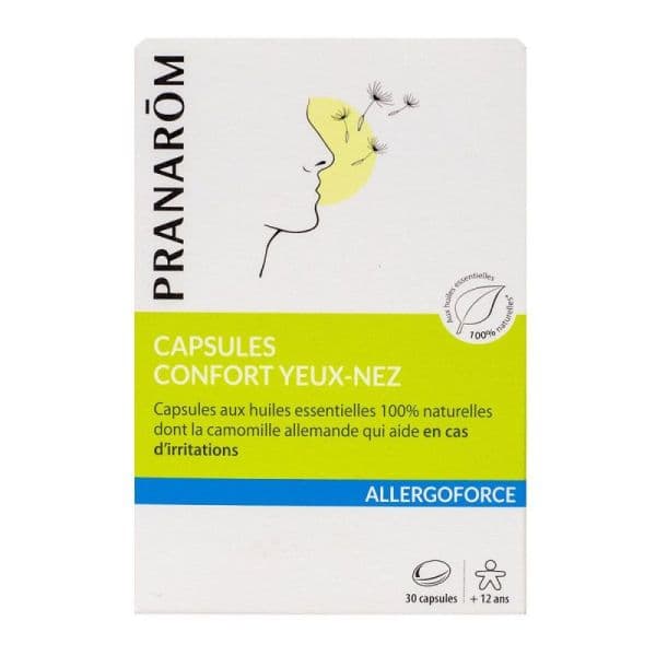 Pranarôm ALLERGOFORCE CAPS CONF YEUX NEZ B/30